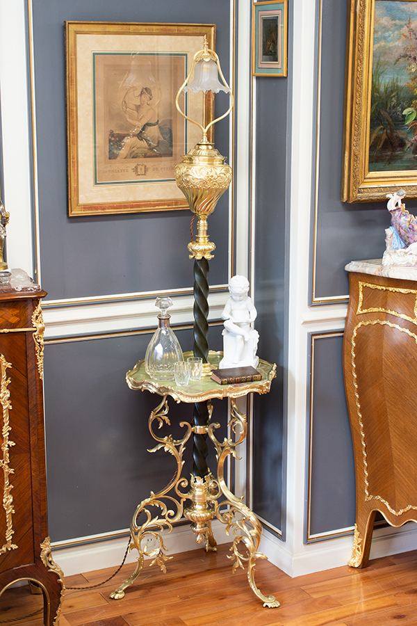 ナポレオン三世ブロンズランプ